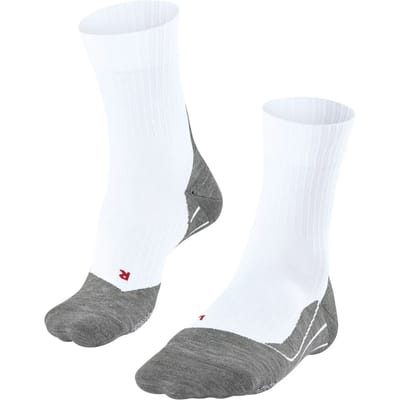 FALKE PL4 anti-blaar katoen functioneel materiaal paddelsokken heren wit - maat 39-41