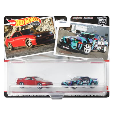 Hot Wheels Premium 2 Pack - HBL96 - '96 Nissan 180SX Type X & Nissa Voertuigen