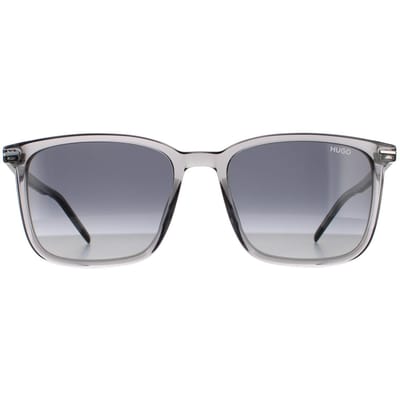 Hugo by Hugo Boss Vierkante Heren Grijze Donkergrijze Gradient Zonnebril