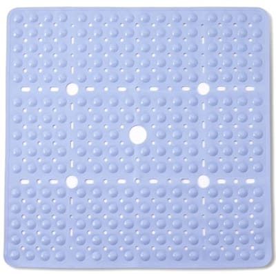 Antislip Douchemat 68,6 x 68,6 cm voor Senioren en Kinderen - Duurzame Badmat met Zuignappen en Afvoergaten