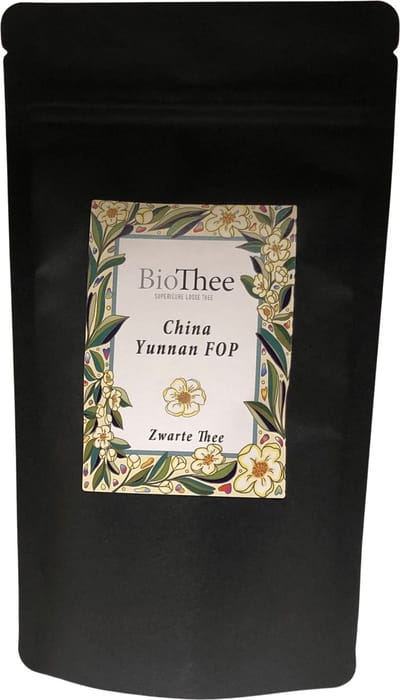 China Yunnan FOP (Bio) 300 gr. Premium biologische losse zwarte thee.