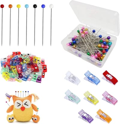 Spelden en Klemmen - Naai-accessoires - Knutselen en Naaien - Roestvrij Staal - 200 Stuks - Meerkleurig