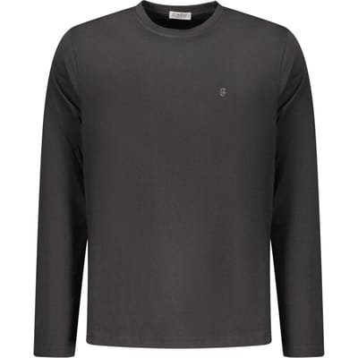 Coveri Moving Zwarte Katoenen T-shirt voor Mannen