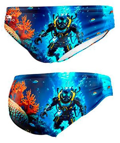 Turbo Ciber-dive Zwemslip Veelkleurig 6XL Man