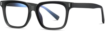 Blauwlichtbril voor mannen en vrouwen - vierkant design, TR90 montuur, lichtgewicht en comfortabel