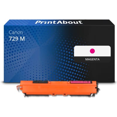 PrintAbout huismerk Toner 729 M Magenta Geschikt voor Canon