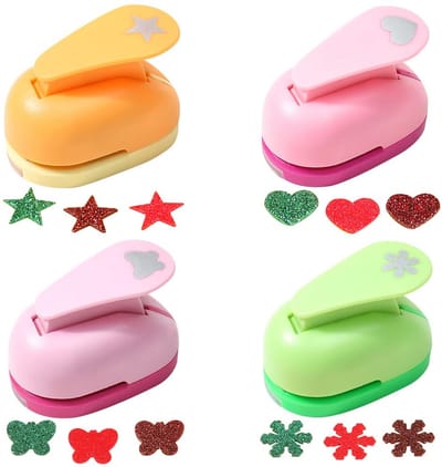 4-delige Set Juniperfoliators met Verschillende Motieven voor Knutselen en Decoratie