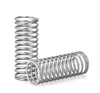 Drukveren 40 mm van roestvrij staal - 4 stuks - Hoge kwaliteit veerkracht 0,9 kg