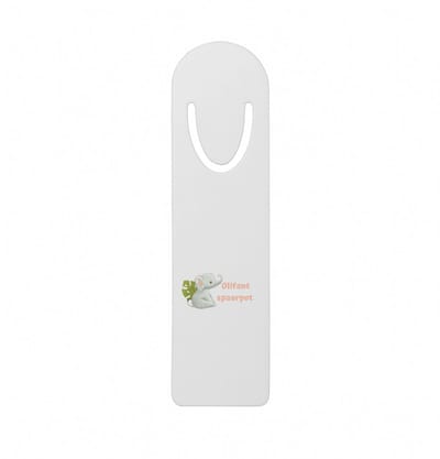 Hacebo® - Olifant metalen boekenlegger - Olifant - dieren liefhebbers - leuke cadeau voor iemand die van houdt van olifanten - verjaardagscadeau - kado - gift Bladwijzer boekenleggers - 12.7 cm x 3.2cm