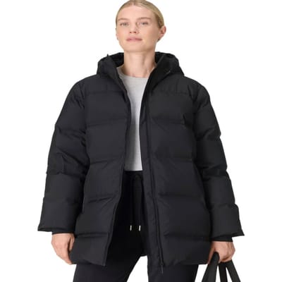 Sweaty Betty Nimbus Mid Waterproof Puffer ZWART - Maat M