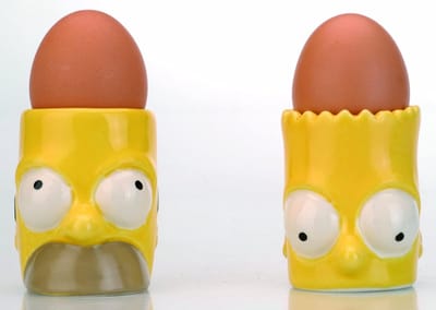 Berghoff - eierdop set The Simpsons - 6 cm
