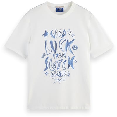 Scotch & Soda Washed Graphic Regular-Fit T-Shirt