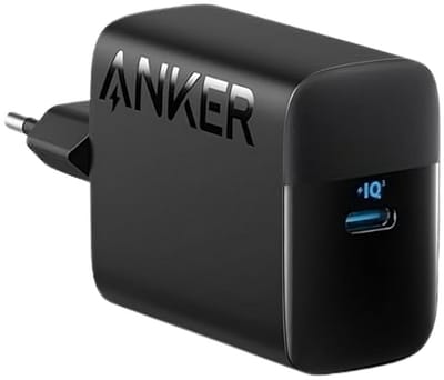 ANKER 45W Snellader GaN - USB-C, EU Plug - Zwart