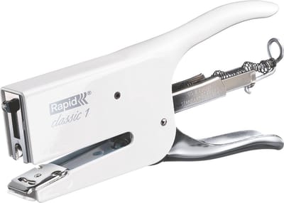 Rapid K1 Retro Classic Niettang - Tot 50 vel - Verstelbaar Aambeeld - Wit