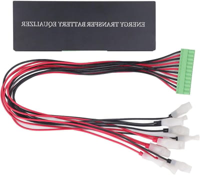 Balancer voor 6S Batterijpakket met Omgekeerde Polariteit Bescherming en Equalizer voor Automotive Voertuigen - Lichtgewicht Metaal - Geschikt voor Boot, Vrachtwagen, RV - Bereikbaar en Compact