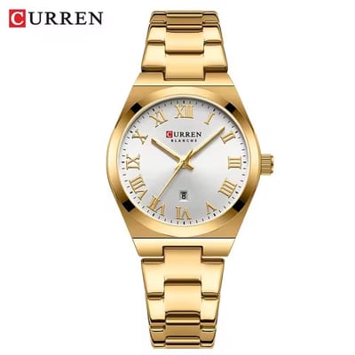 Curren Elegante Dameshorloge | Polshorloge | Dames | Horloge | 33MM | Vrouwen | RVS | Wit