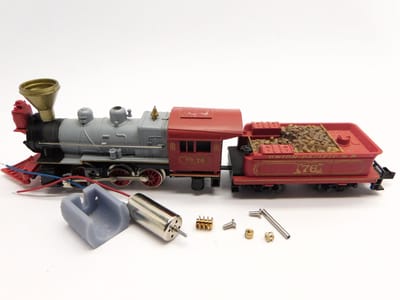 micromotor NM056G motor ombouwset voor Minitrix Class B6, 0-6-0 (B&O, Canadian National, u.a.