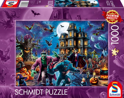 Schmidt - Legpuzzel - Halloween - nacht - 1000 stukjes - Volwassenen - vanaf 12 jaar