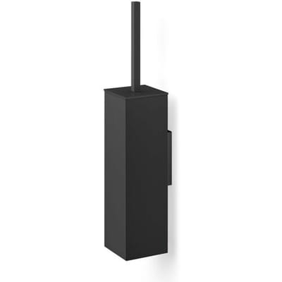 Carvo Toiletborstel Vierkant Wand | Zwart | Metaal