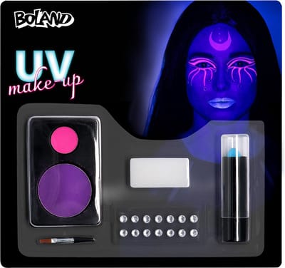 Boland - Set schmink Bright witch UV - - Schminkset - Halloween - Heks - Tovenaar - Fantasy - Horror - Schmink