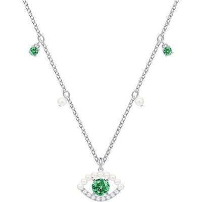 Swarovski Luckily Fresh Modern Kunstkristal Ketting Dames ketting 5429734 Box+Shopping Bag (Random Color) white