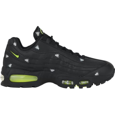 Nike Air Max 95 Premium Huisvliegen Heren Sneakers Zwart Neon-Geel Metallic-Donkergrijs IM3082-001 44.5