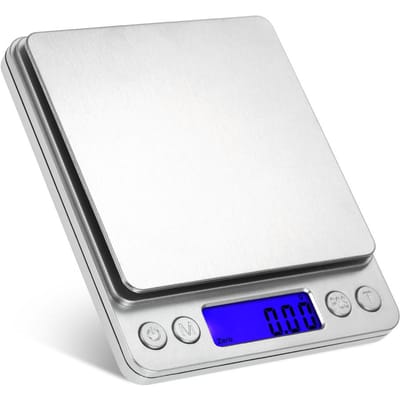 3000g/0.1g Nauwkeurige keukenweegschaal Hoge precisie sieradenweegschaal Mini voedselweegschaal Elektrische keukenweegschaal 500/0.01g