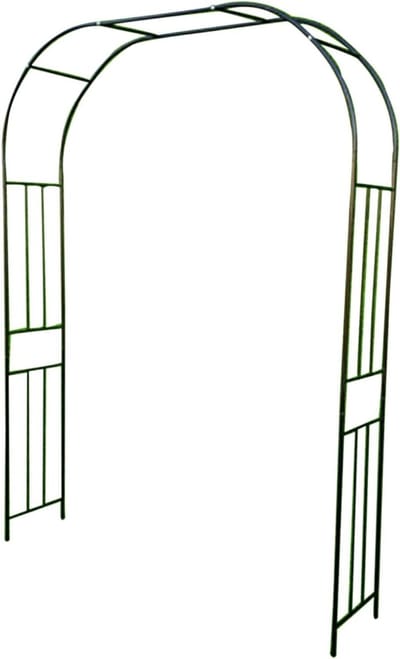 Tuinboog Klimplanten - Rozenboog Metaal - Tuin Decoratie - Weerbestendig Ontwerp - Vele Maten - Zwart