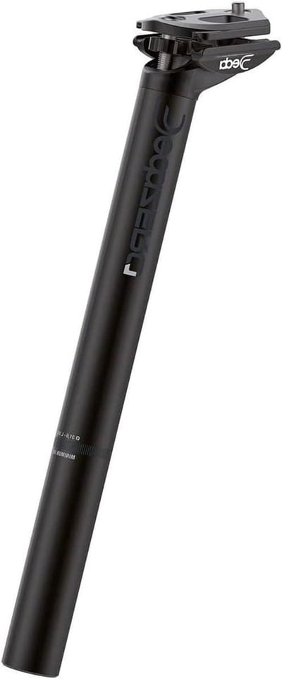 Fietszadelpen - Zadelbuis - Fietsen Onderhoud - 20 mm setback - 350 mm - Zwart