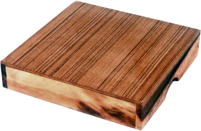 Houten Solitaire Set - Hersenkraker Puzzel - Strategisch Spel - Handgemaakt In Thailand - 14 x 14 x 3 cm