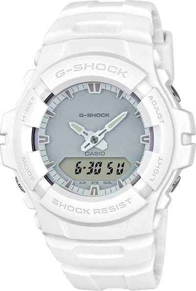 Casio G-SHOCK G-100CU-7AER Horloge - Kunststof - Wit - Ø 41 mm