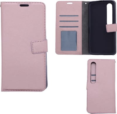 LuxeBass Hoesje geschikt voor Xiaomi Mi 10 Pro - Boekhoesje met kaartvakken - RoseGoud gsm hoesje - telefoonhoes - telefoonhoesjes