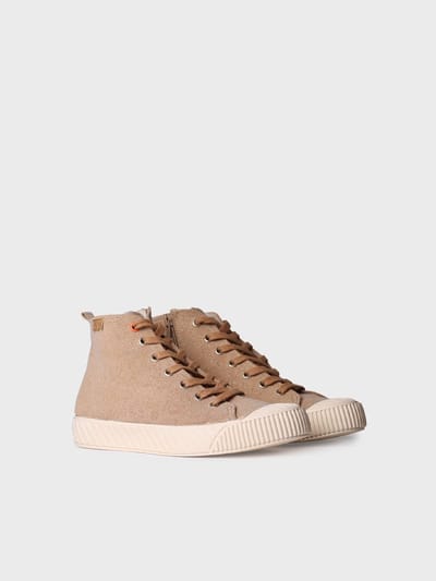 Damessneakers met hoge schacht van gerecycled materiaal | GENA-MI