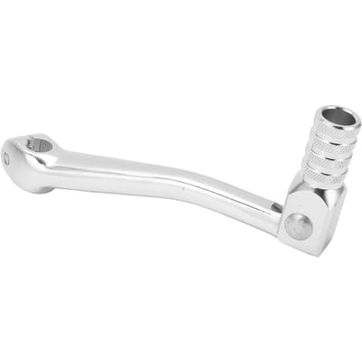 Pédale de levier de kick de moto Sensible CNC Aluminium Universel Accessoire de moto Argent argenté