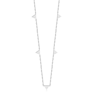 Cilla Jewels dames ketting Edelstaal Zilverkleurig Driehoek