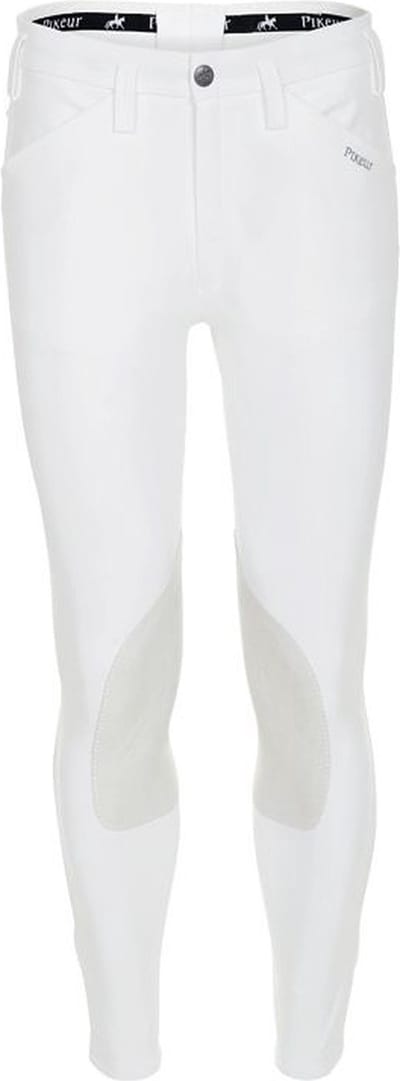 Pikeur Heren Rodrigo Fabric Knee Patch XXXS Wit