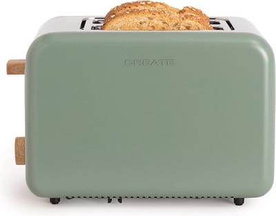 CREATE - Broodrooster - Voor Medium - 6 niveaus - 850W - Sage - TOAST RETRO