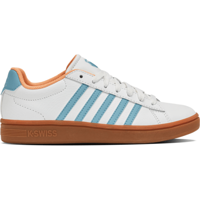 K-SWISS Tennisschoenen Court Tiebreak Ii Blanc/milky Blue/peach Cobbler/gum Womens 38