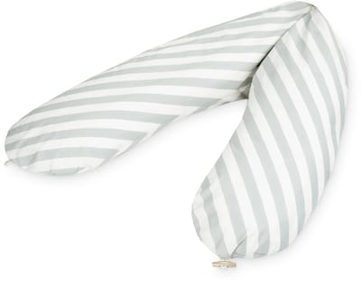 Julius Zöllner voedingskussen met knop, Organic Stripes