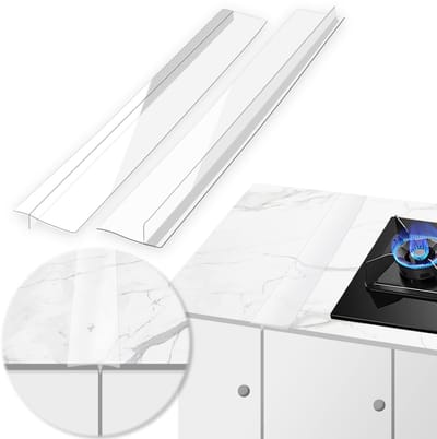 Dailygoods- Afdekking Hittebestendig - Silicone - Antislip - Vaatwasmachinebestendig - 2 Stuks - Makkelijk te Reinigen - Spleetafdekking