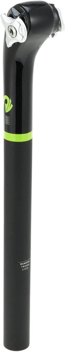 Fiets Zadelpennen 30.8x400mm - Lichtgewicht Koolstofvezel Zadelpen met 20 Graden Offset voor Optimale Comfort en Prestaties