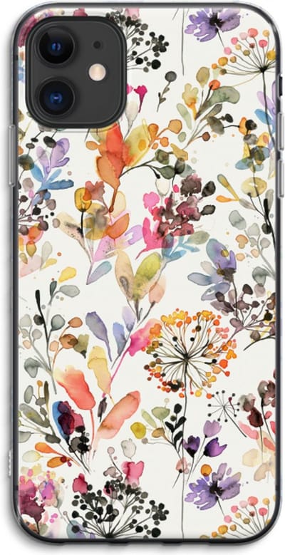 Case Company® - Hoesje geschikt voor iPhone 11 hoesje - Wilde grassen - Soft Cover Telefoonhoesje - Bescherming aan alle Kanten en Schermrand