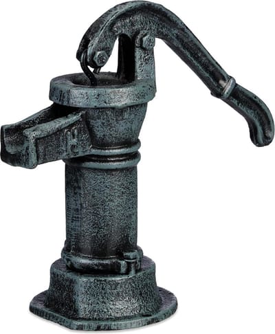 Handwaterpomp - Zwengelpomp - Handwaterpomp Gietijzer - Tuinwaterpomp - Waterput Pomp - Groen Grijs