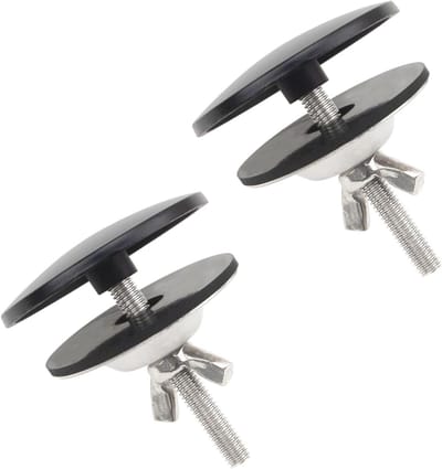 Gootsteen Gat Cover - Kraan Gat Afdekking - Keuken Afwerking - Inclusief Rubberen Ring - 2 Inch Diameter - Zwart