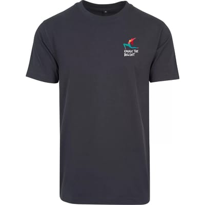 Urban Classics - Exhale Dames T-shirt - XS - Blauw