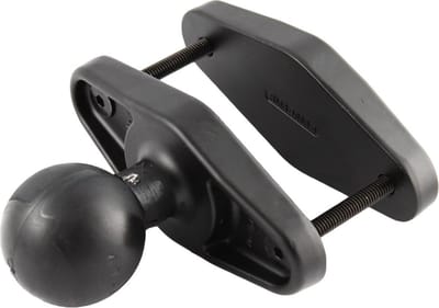 Vierkante Paal Klem Basis voor Palen tot 4" Breed - D Maat RAM-D-247U-4