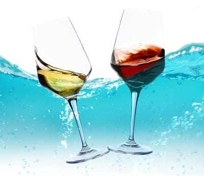 wijnglazen voor zwembad, set van 2, 420 ml, Tritan wijnglazen, plastic glazen, drijvend zwembad, kunststof, wijnglas, picknick, wijnglas