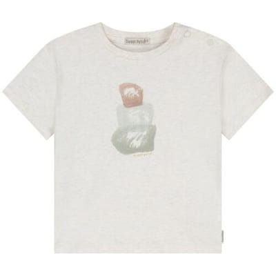 Sweet Petit peuter shirt Soft Ecru Melange 86 heren