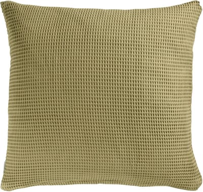 Heckett & Lane Wafel Kussensloop Katoen -50x50cm- Olive Green