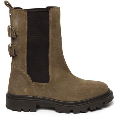 Steve Madden Ramy Booties Taupe Suede Taglia: 36 | Stivali Outlet | Donna | Nero